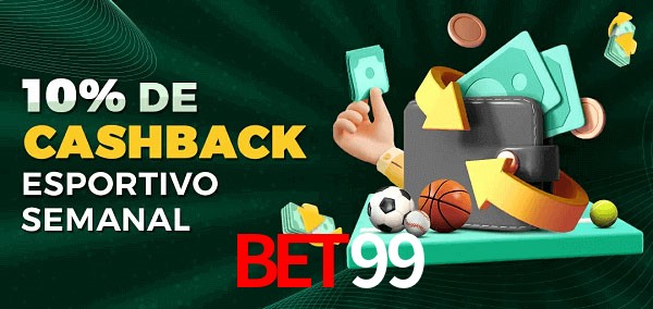10% de bônus de cashback na bet99
